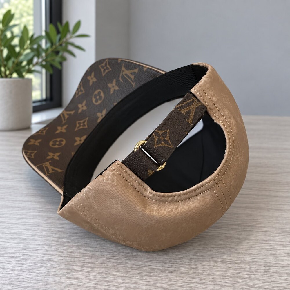 Louis Vuitton Taupe Brown Monogram Cap - Picture 4 of 6